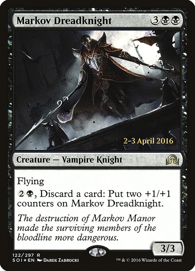Markov Dreadknight [Shadows over Innistrad Prerelease Promos] | Gate City Games LLC