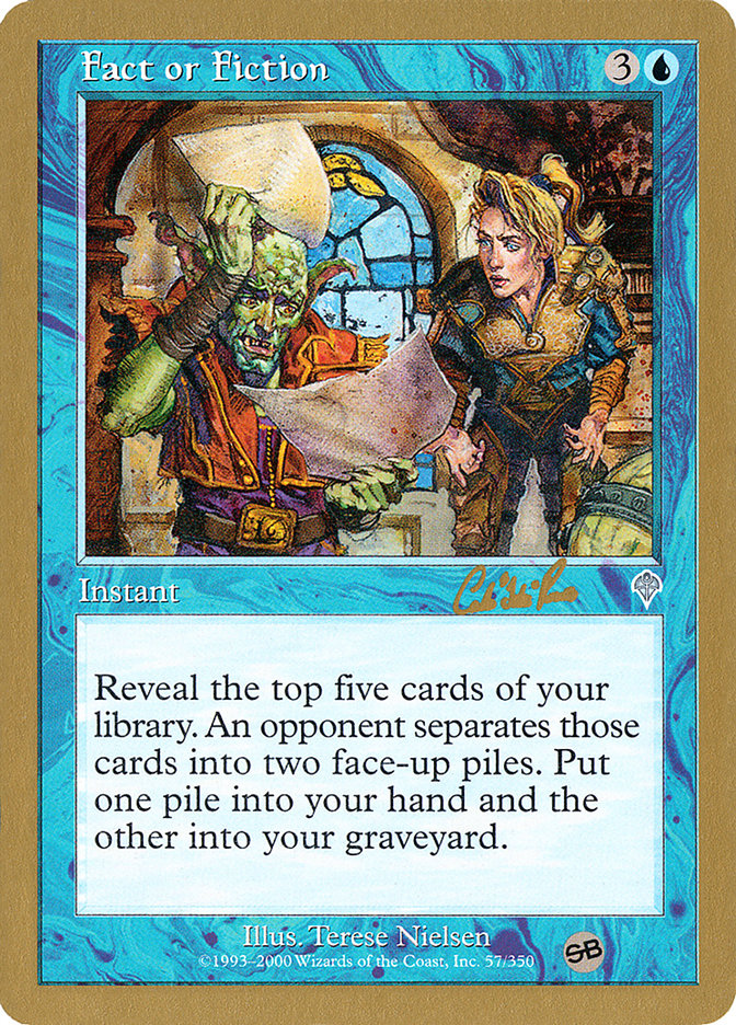 Fact or Fiction (Carlos Romao) (SB) [World Championship Decks 2002] | Gate City Games LLC