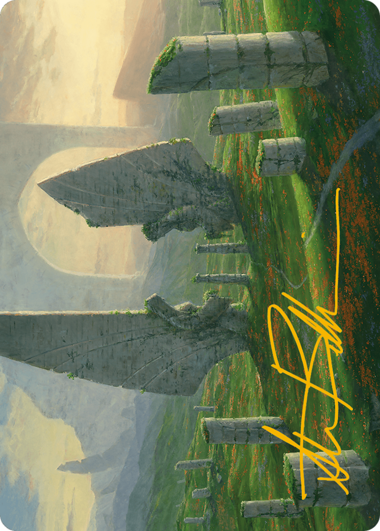 Monumental Henge Art Card (Gold-Stamped Signature) [Modern Horizons 3 Art Series] | Gate City Games LLC