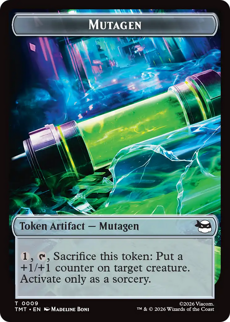 Copy // Mutagen Double-Sided Token [Teenage Mutant Ninja Turtles Tokens] | Gate City Games LLC