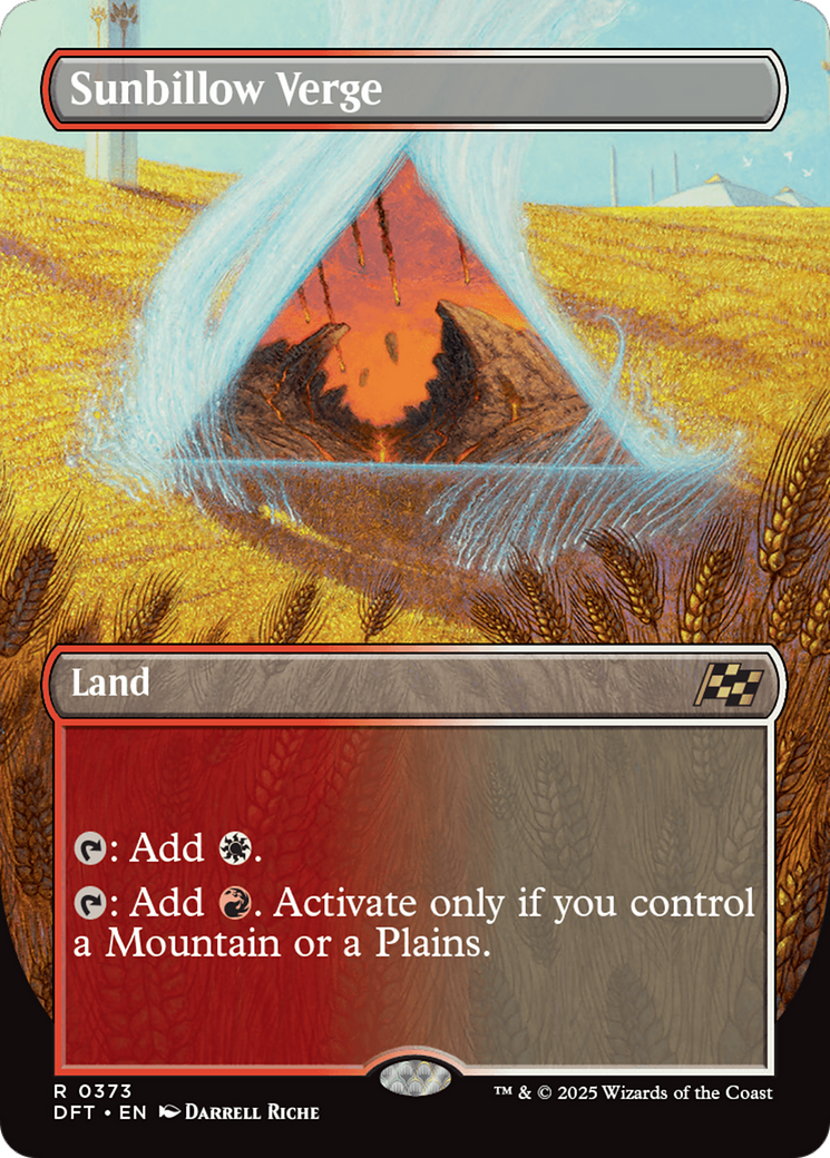 Sunbillow Verge (Borderless) [Aetherdrift] | Gate City Games LLC