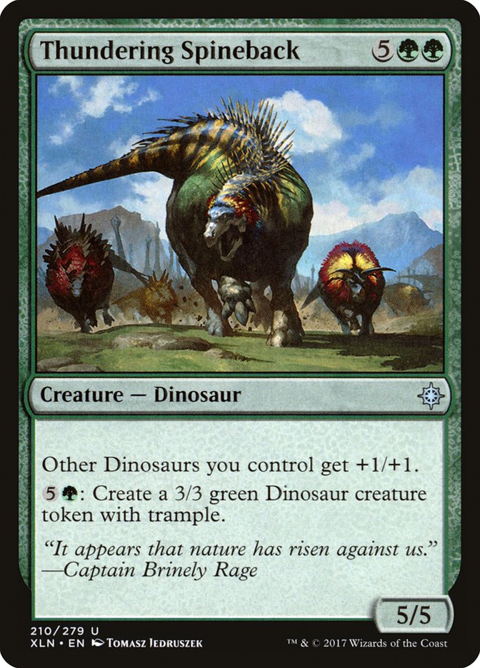 Thundering Spineback [Ixalan] | Gate City Games LLC