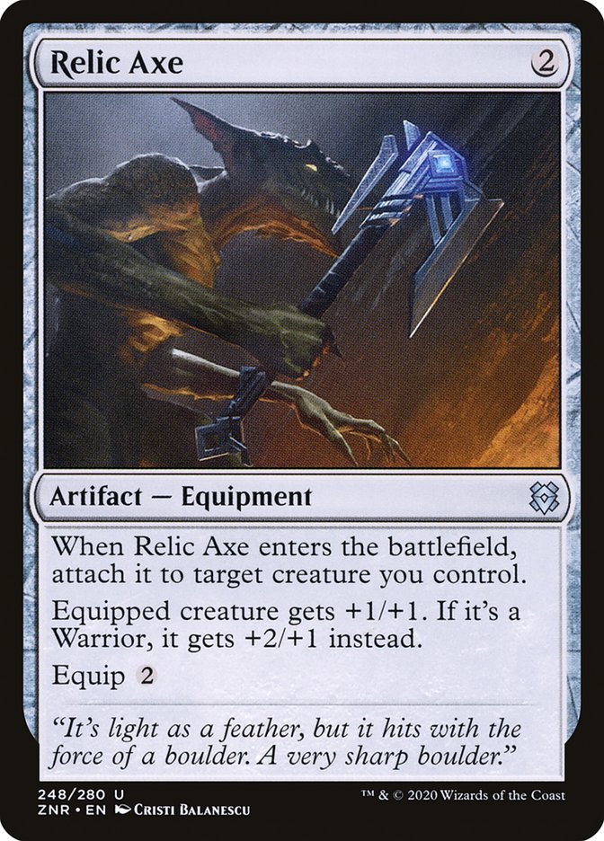 Relic Axe [Zendikar Rising] | Gate City Games LLC