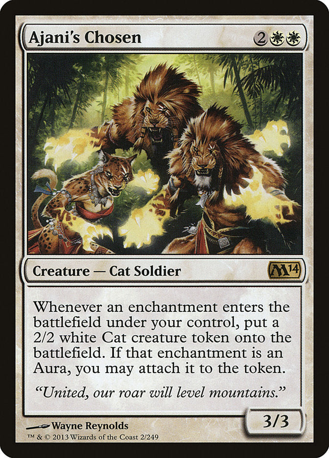 Ajani's Chosen [Magic 2014] | Gate City Games LLC