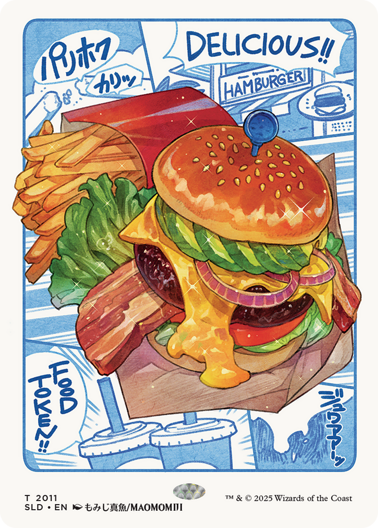Food Token (2011) (Rainbow Foil) [Secret Lair Drop Series] | Gate City Games LLC