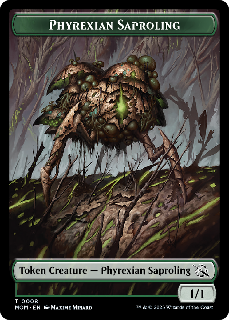 Phyrexian Saproling Token [March of the Machine Tokens] | Gate City Games LLC