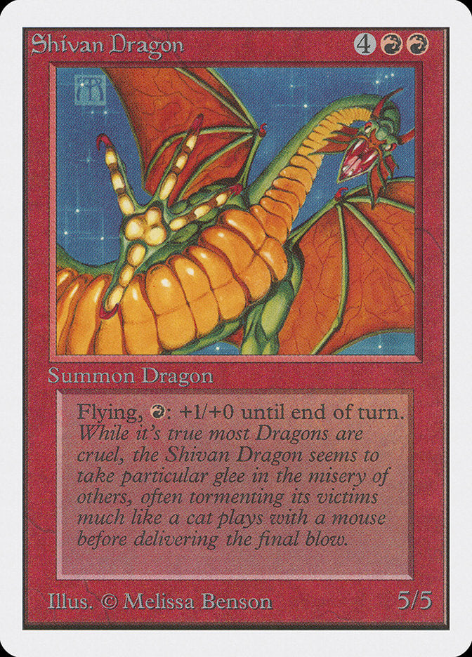 Shivan Dragon [Unlimited Edition] | Gate City Games LLC