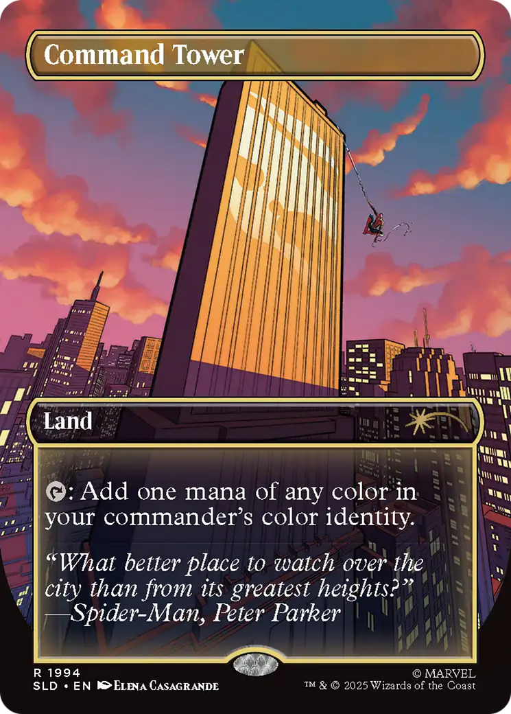 Command Tower (1994) (Rainbow Foil) [Secret Lair Drop Series] | Gate City Games LLC
