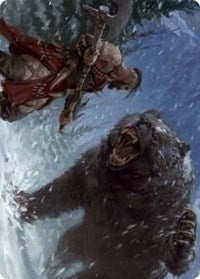 Blizzard Brawl Art Card [Kaldheim Art Series] | Gate City Games LLC