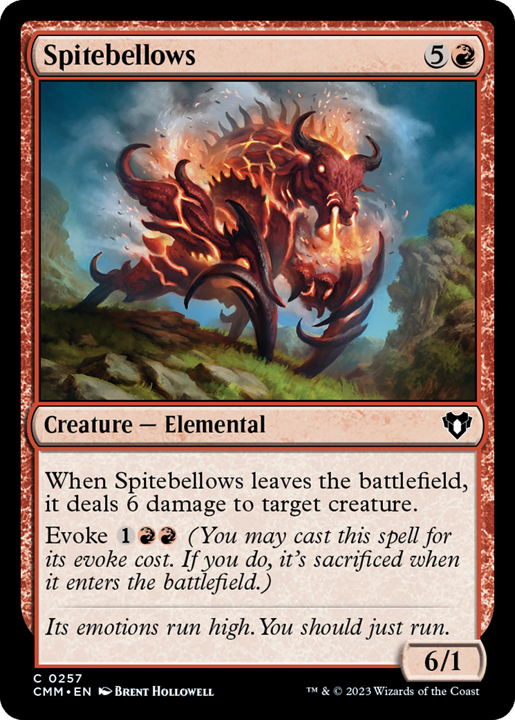 Spitebellows [Commander Masters] | Gate City Games LLC