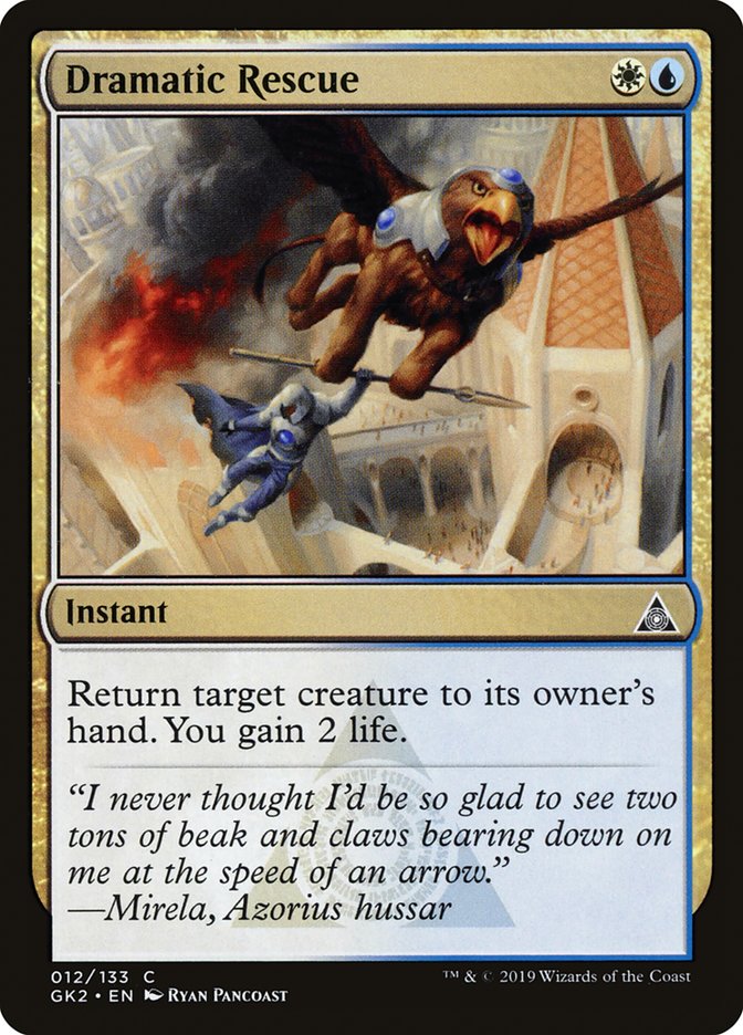 Dramatic Rescue [Ravnica Allegiance Guild Kit] | Gate City Games LLC