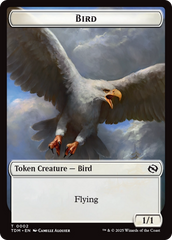 Inkling // Bird Double-Sided Token [Tarkir: Dragonstorm Commander Tokens] | Gate City Games LLC