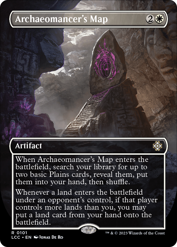 Archaeomancer's Map (Borderless) [The Lost Caverns of Ixalan Commander] | Gate City Games LLC