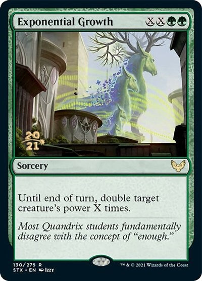 Exponential Growth [Strixhaven: School of Mages Prerelease Promos] | Gate City Games LLC