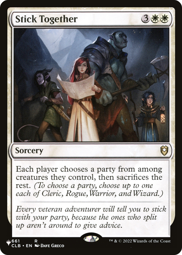 Stick Together (CLB) [The List] | Gate City Games LLC