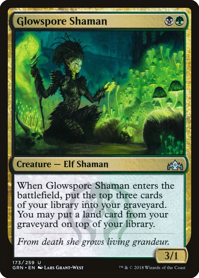Glowspore Shaman [Guilds of Ravnica] | Gate City Games LLC