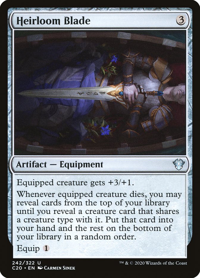 Heirloom Blade [Commander 2020] | Gate City Games LLC