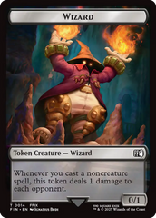 Bird (0016) // Wizard (0014) Double-Sided Token [FINAL FANTASY Tokens] | Gate City Games LLC