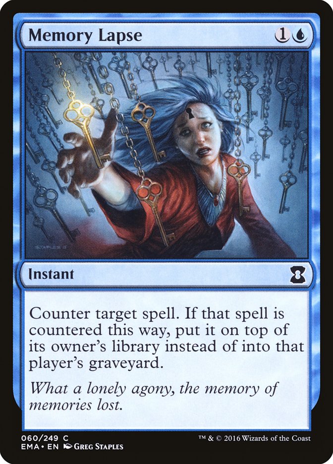 Memory Lapse [Eternal Masters] | Gate City Games LLC