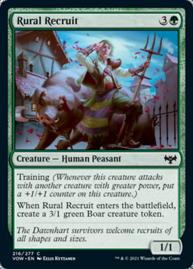 Rural Recruit [Innistrad: Crimson Vow] | Gate City Games LLC