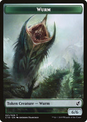 Beast (014) // Wurm Double-Sided Token [Commander 2019 Tokens] | Gate City Games LLC