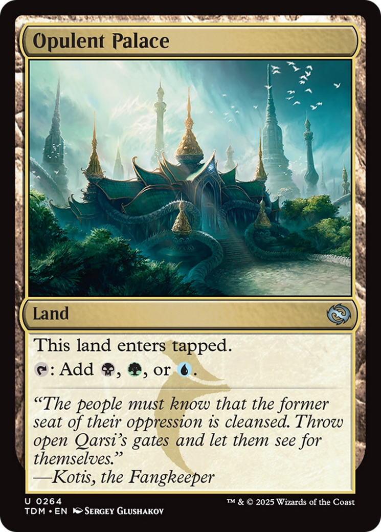 Opulent Palace [Tarkir: Dragonstorm] | Gate City Games LLC