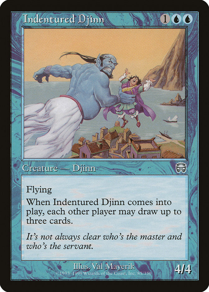 Indentured Djinn [Mercadian Masques] | Gate City Games LLC