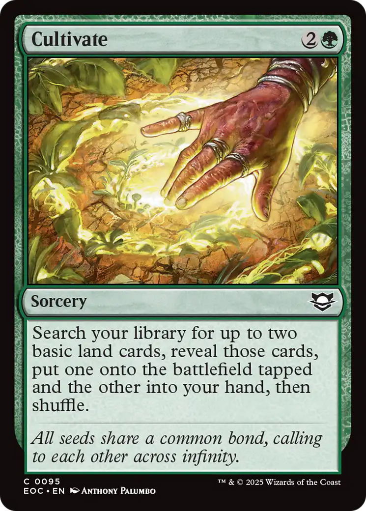 Cultivate [Edge of Eternities Commander] | Gate City Games LLC