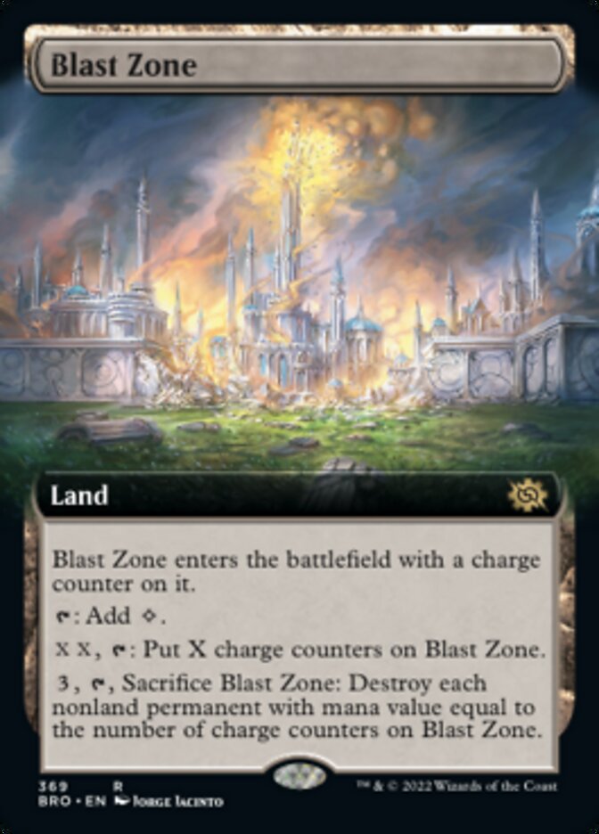 Blast Zone (Extended Art) [The Brothers' War] | Gate City Games LLC