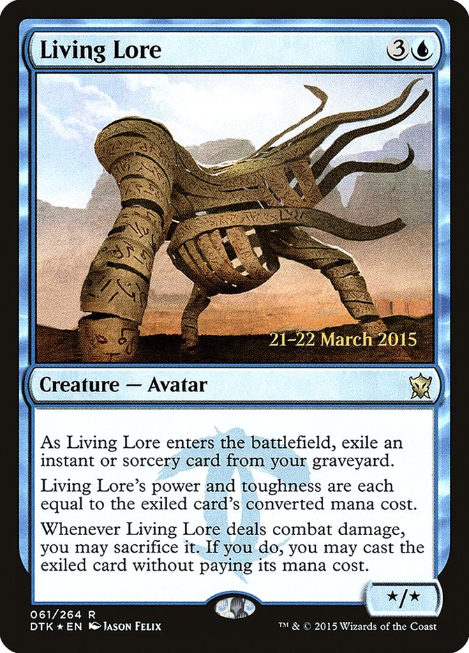 Living Lore [Dragons of Tarkir Prerelease Promos] | Gate City Games LLC