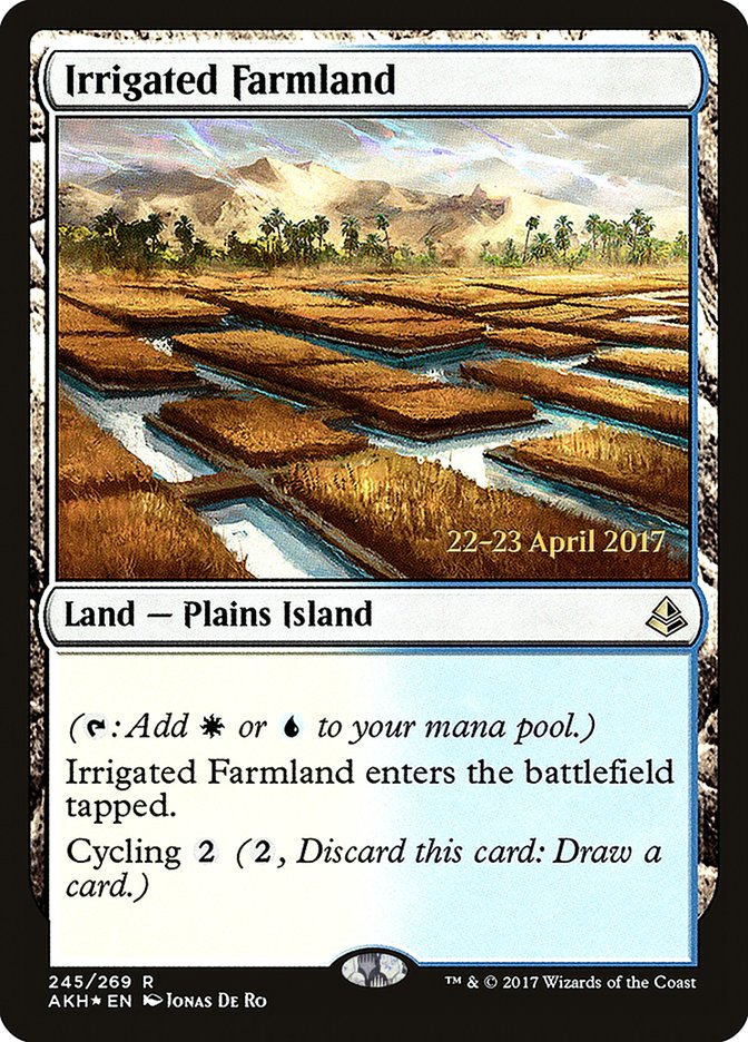 Irrigated Farmland [Amonkhet Prerelease Promos] | Gate City Games LLC