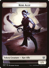 Bird // Kor Ally Double-Sided Token [Zendikar Rising Commander Tokens] | Gate City Games LLC
