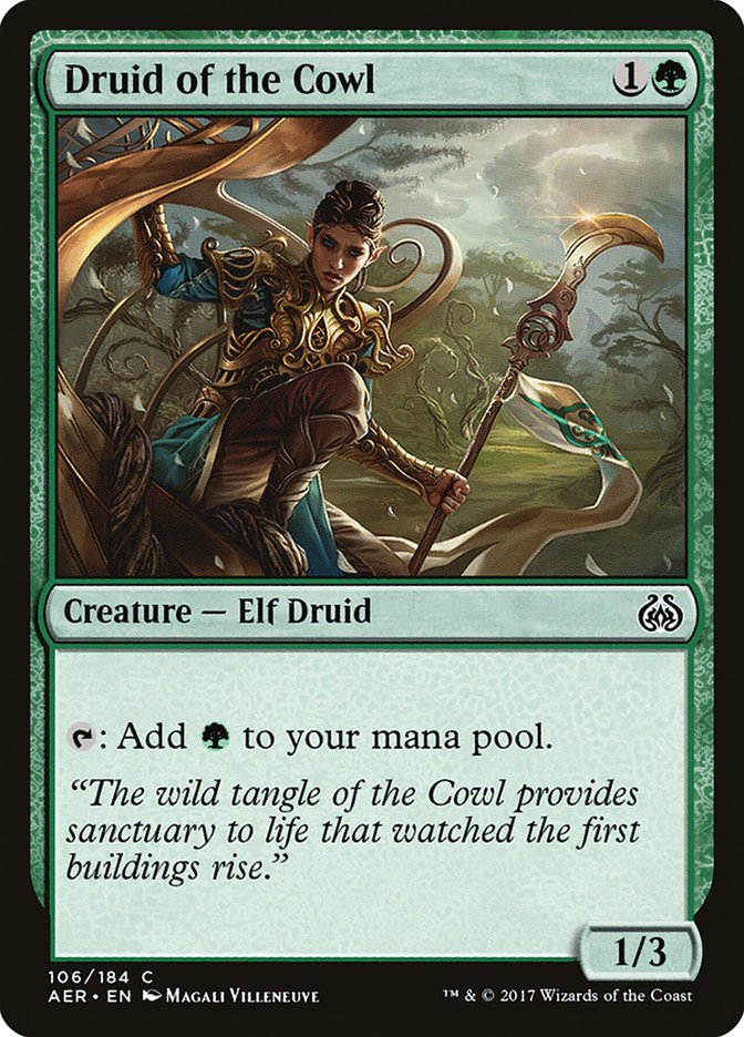 Druid of the Cowl [Aether Revolt] | Gate City Games LLC