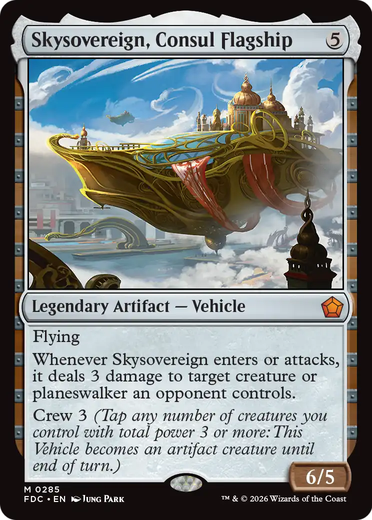 Skysovereign, Consul Flagship [Foundations Commander] | Gate City Games LLC