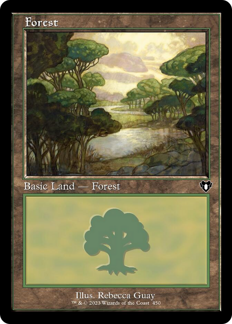 Forest (450) (Retro) [Commander Masters] | Gate City Games LLC