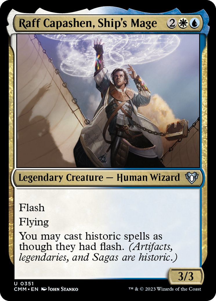 Raff Capashen, Ship's Mage [Commander Masters] | Gate City Games LLC