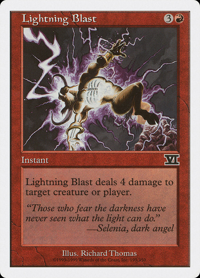 Lightning Blast [Classic Sixth Edition] | Gate City Games LLC