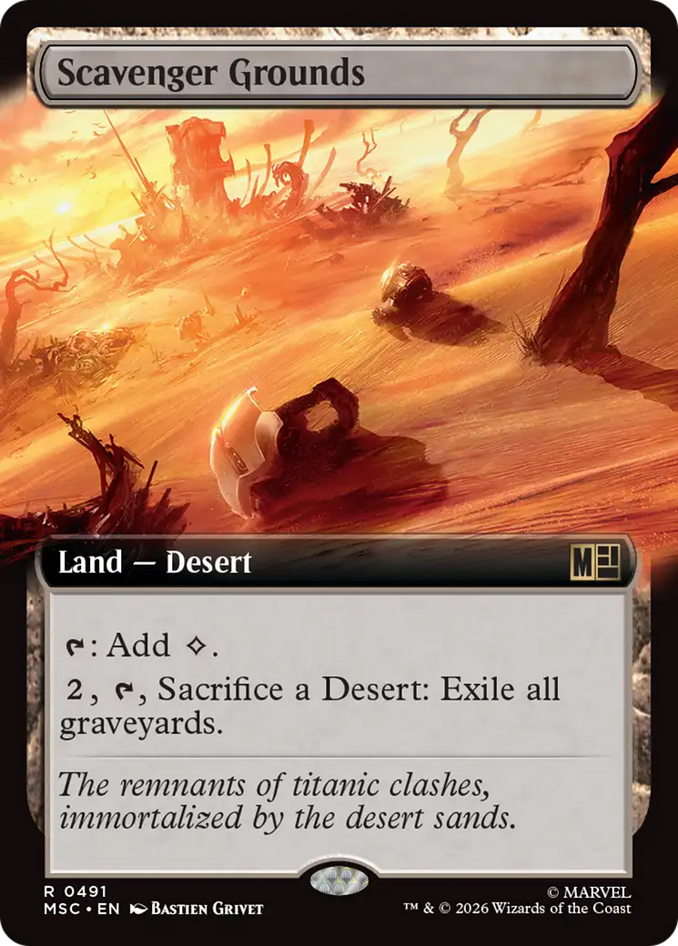 Scavenger Grounds (Extended Art) [Marvel Super Heroes Commander] | Gate City Games LLC