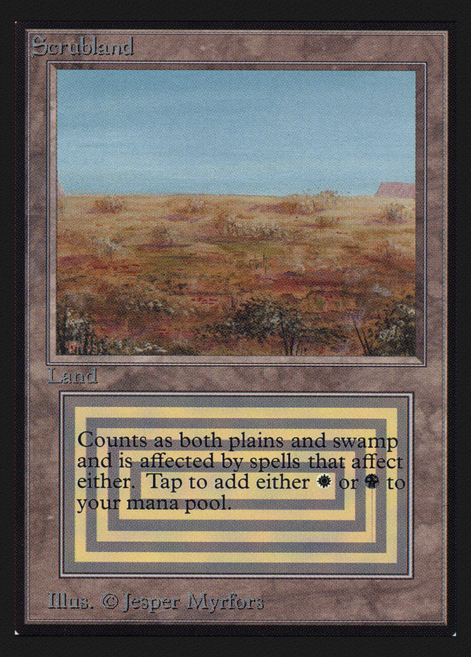 Scrubland [International Collectors' Edition] | Gate City Games LLC