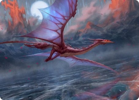 Manaform Hellkite Art Card [Innistrad: Crimson Vow Art Series] | Gate City Games LLC