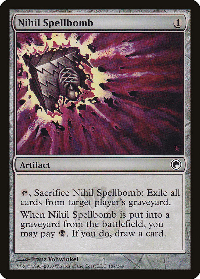 Nihil Spellbomb [Scars of Mirrodin] | Gate City Games LLC
