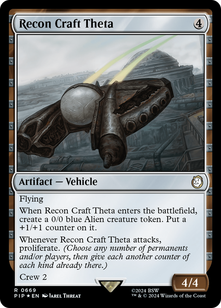 Recon Craft Theta (Surge Foil) [Fallout] | Gate City Games LLC