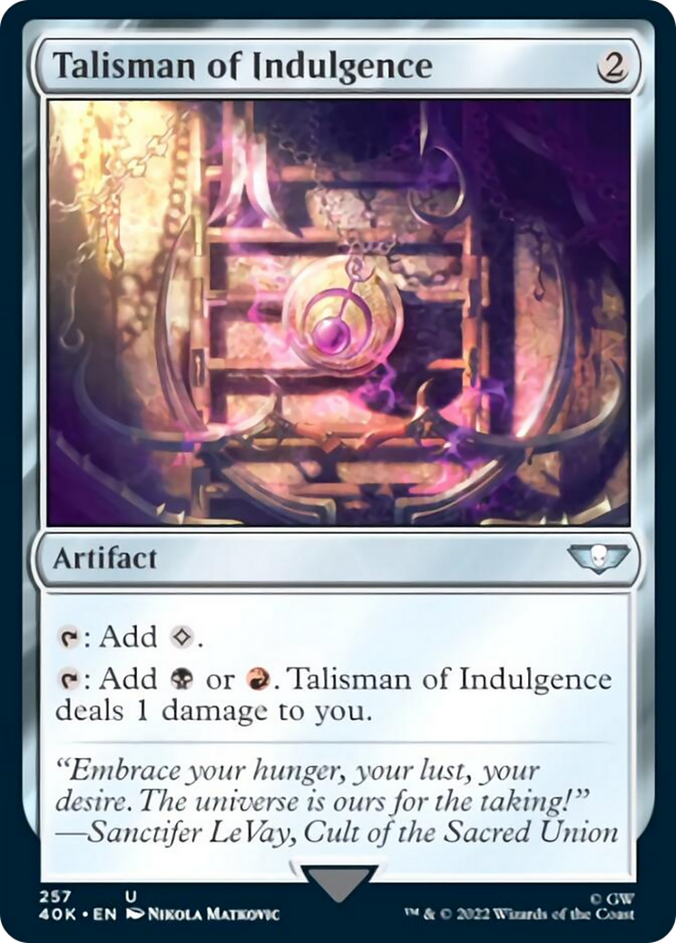 Talisman of Indulgence [Warhammer 40,000] | Gate City Games LLC