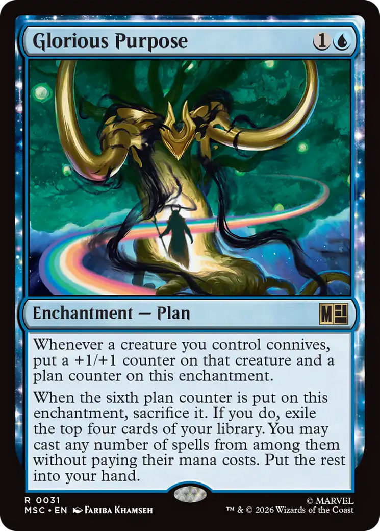 Glorious Purpose (Surge Foil) [Marvel Super Heroes Commander] | Gate City Games LLC