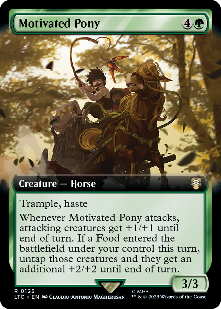 Motivated Pony (Extended Art) [The Lord of the Rings: Tales of Middle-Earth Commander] | Gate City Games LLC