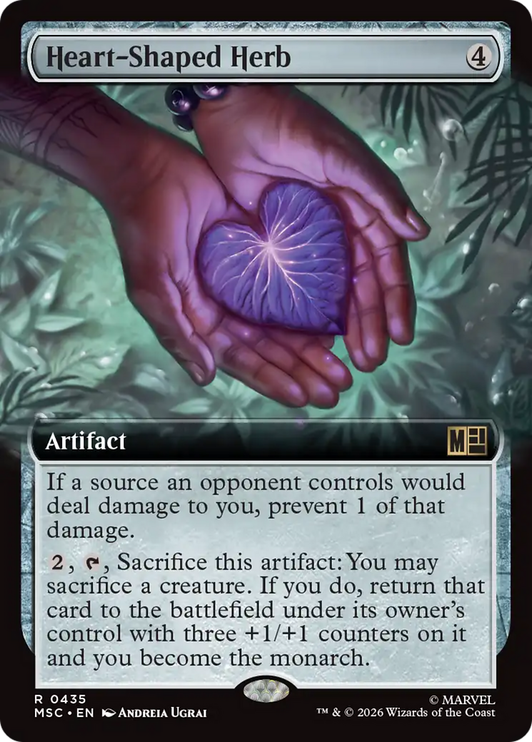 Heart-Shaped Herb (Extended Art) [Marvel Super Heroes Commander] | Gate City Games LLC