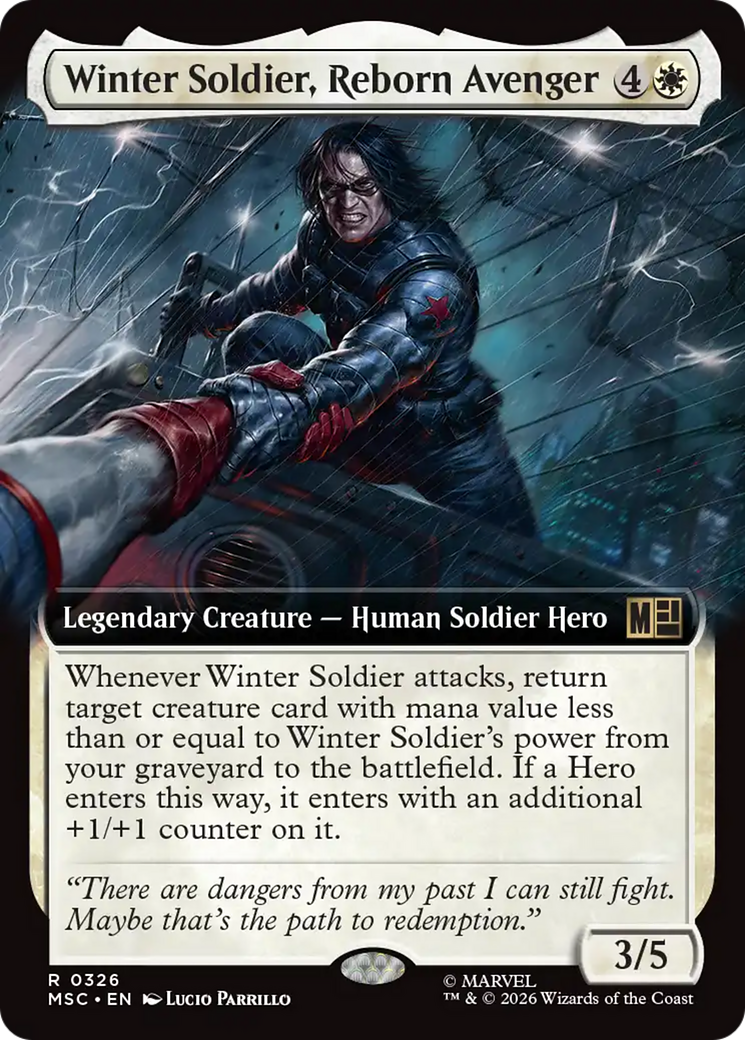 Winter Soldier, Reborn Avenger (Extended Art) [Marvel Super Heroes Commander] | Gate City Games LLC