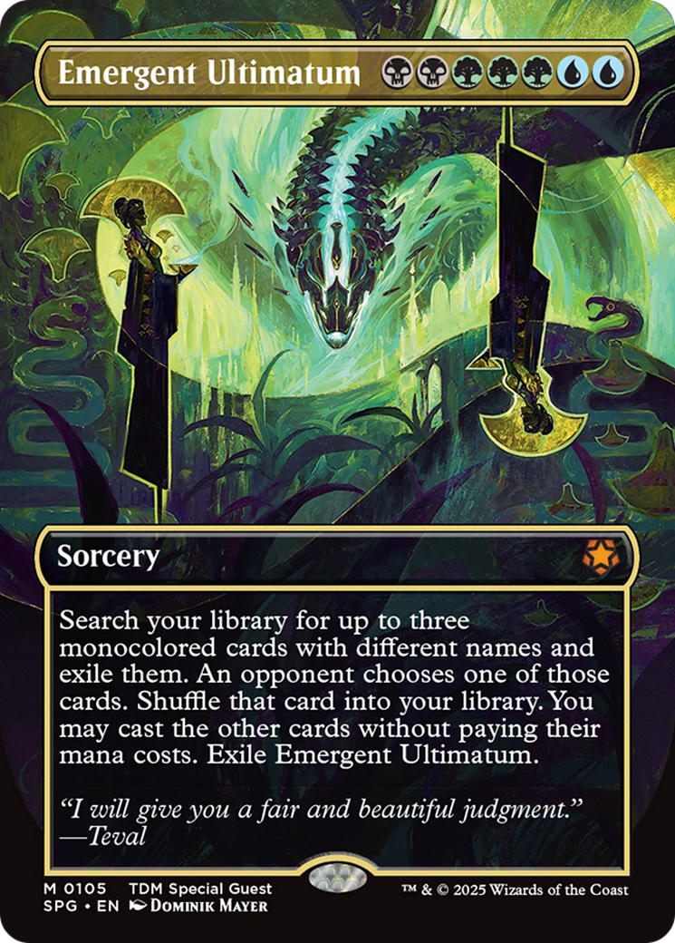 Emergent Ultimatum (Borderless) [Tarkir: Dragonstorm Special Guests] | Gate City Games LLC