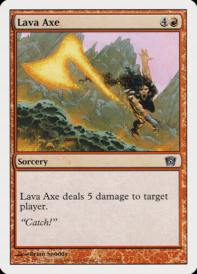 Lava Axe [Eighth Edition] | Gate City Games LLC