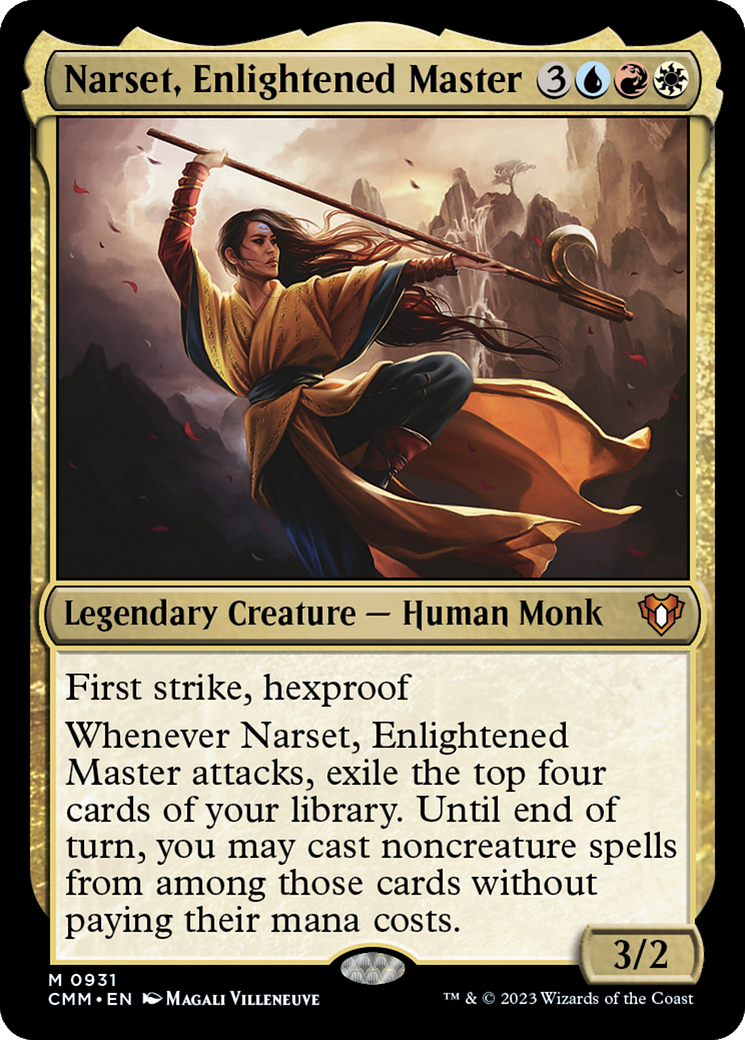 Narset, Enlightened Master [Commander Masters] | Gate City Games LLC